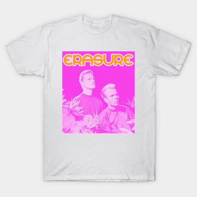 Erasure 80s Retro Synthpop FanArt T-Shirt by darklordpug